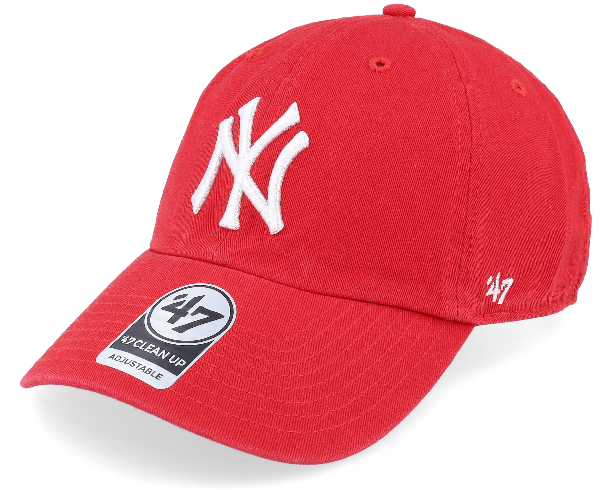 NY Yankees Clean Up Red Adjustable - 47 Brand caps | Hatstore.co.uk