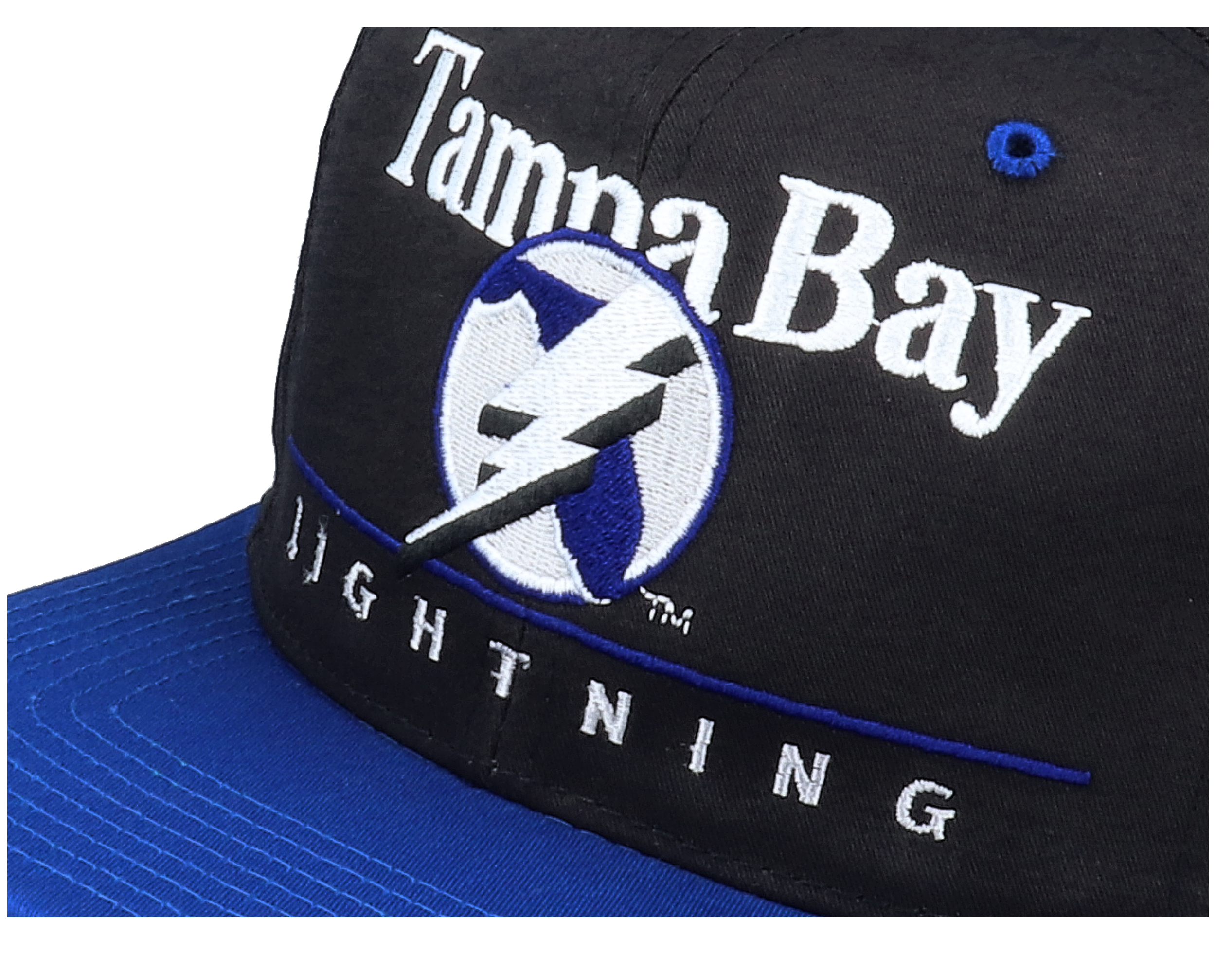 Tampa Bay Lightning Classic NHL Vintage Black/Blue Snapback Twins