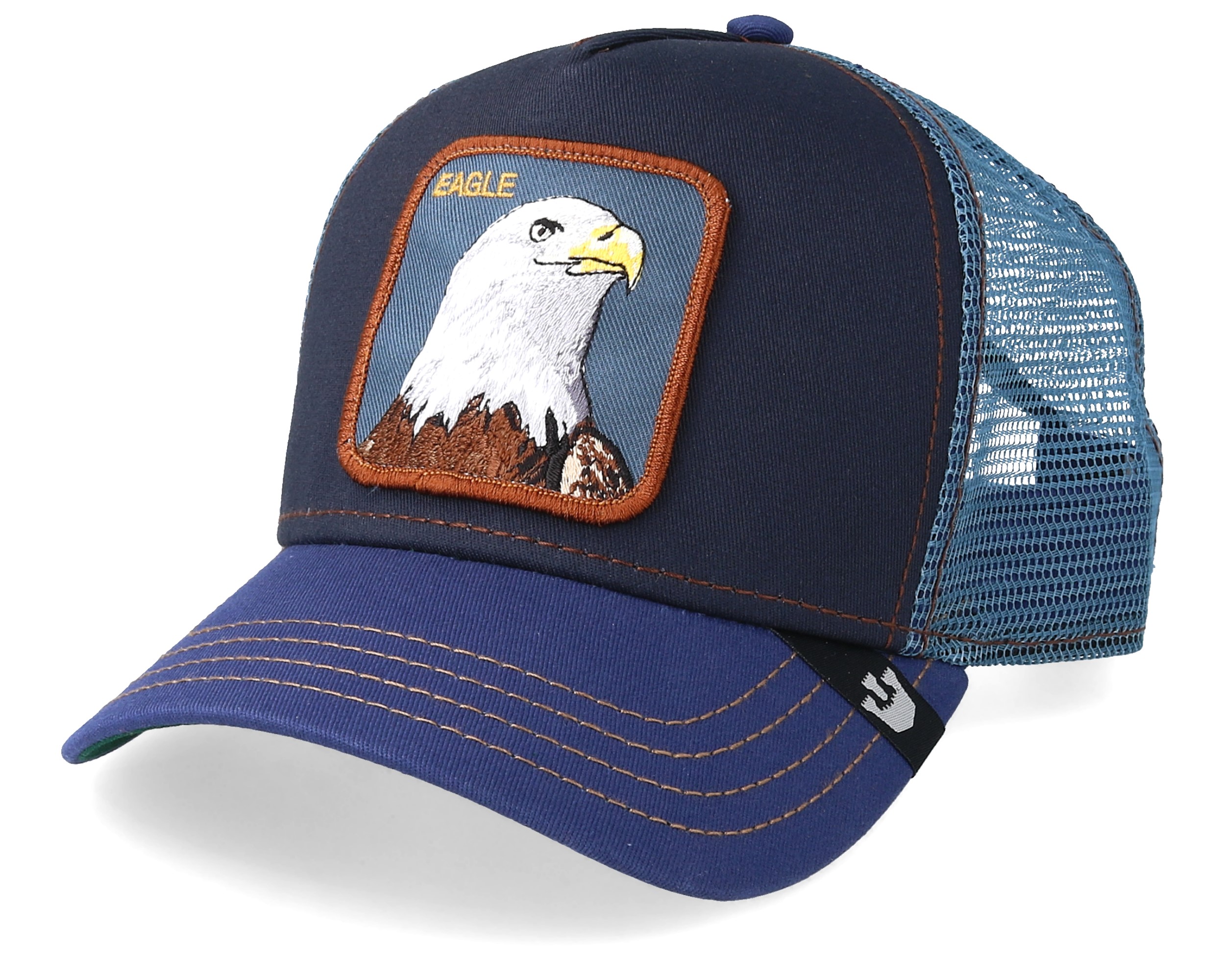 Eagle Navy Trucker - Goorin Bros. caps - Hatstore.sg