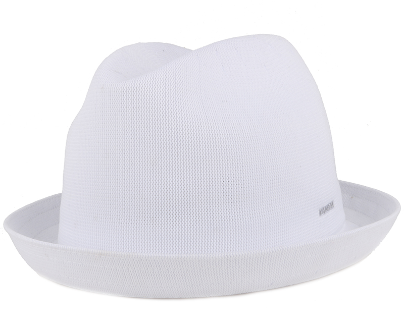 Tropic Player White Fedora Kangol hats Hatstore.co.nz