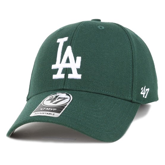 LA Dodgers Mvp Dark Green Adjustable - 47 Brand caps - Hatstoreworld.com