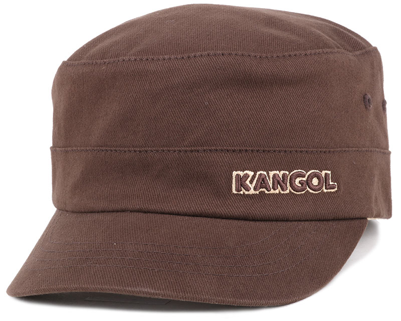 Cotton Twill Army Cap Brown Flexfit 