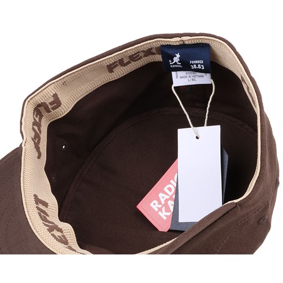 kangol cotton twill army cap black