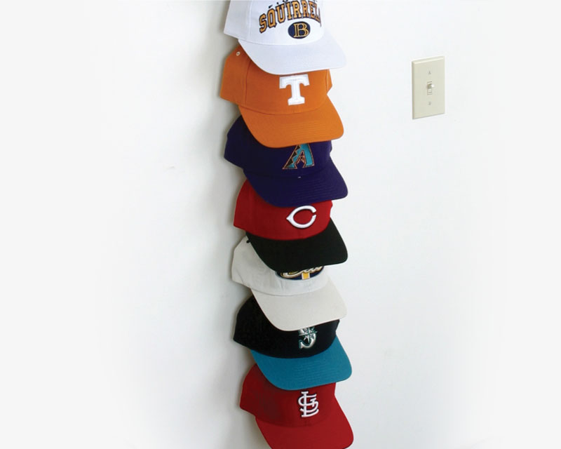 Perfect Curve Cap Rack 18 Caps System Black accessories Hatstore.co.uk