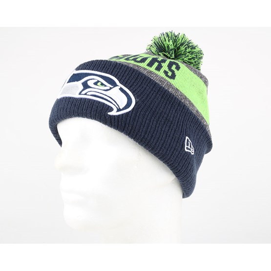 seahawks bobble hat