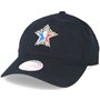 Peached Oxford Allstar Black Dad Cap Adjustable - Mitchell & Ness