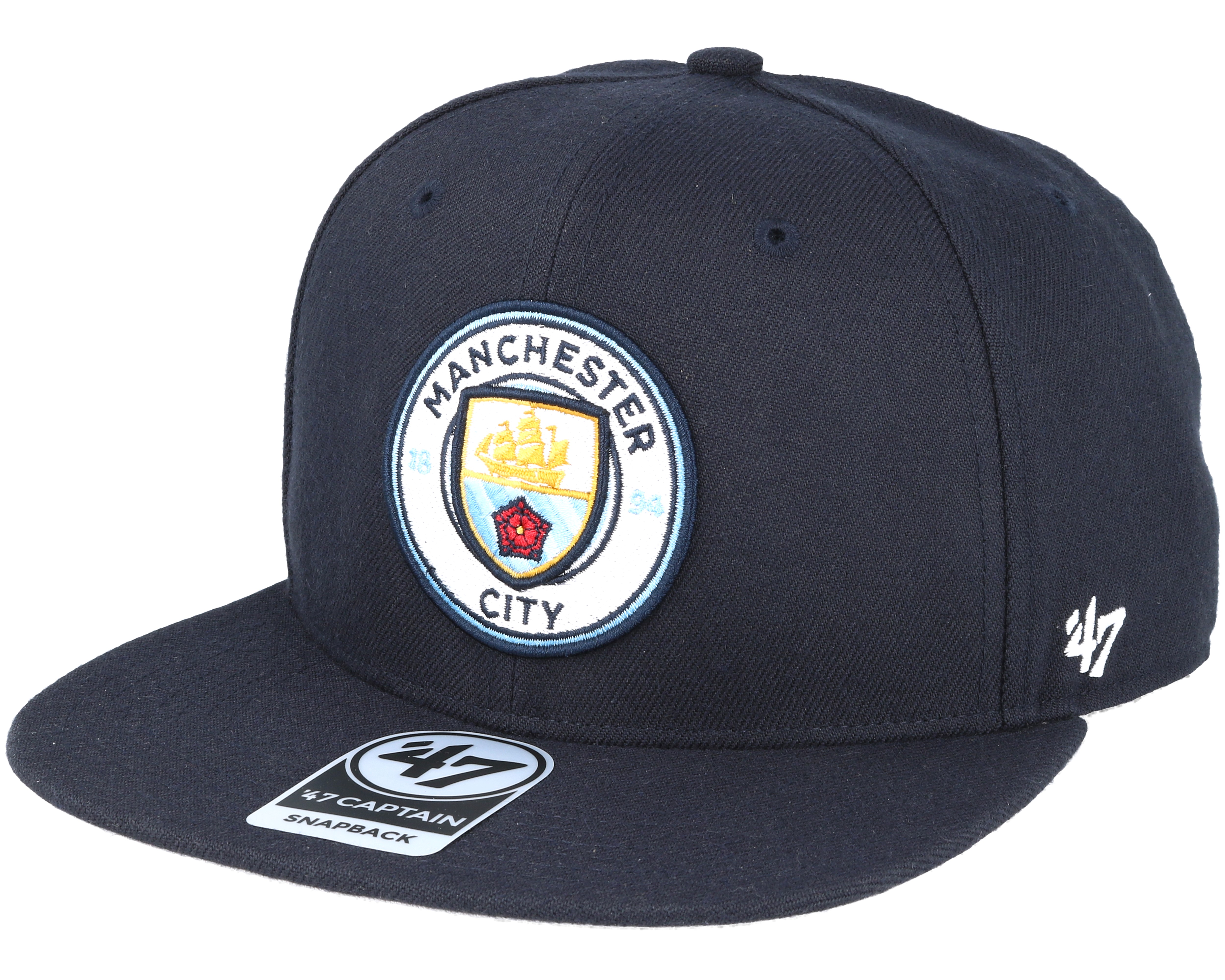 Manchester City No Shot Captain Navy Snapback - 47 Brand ...