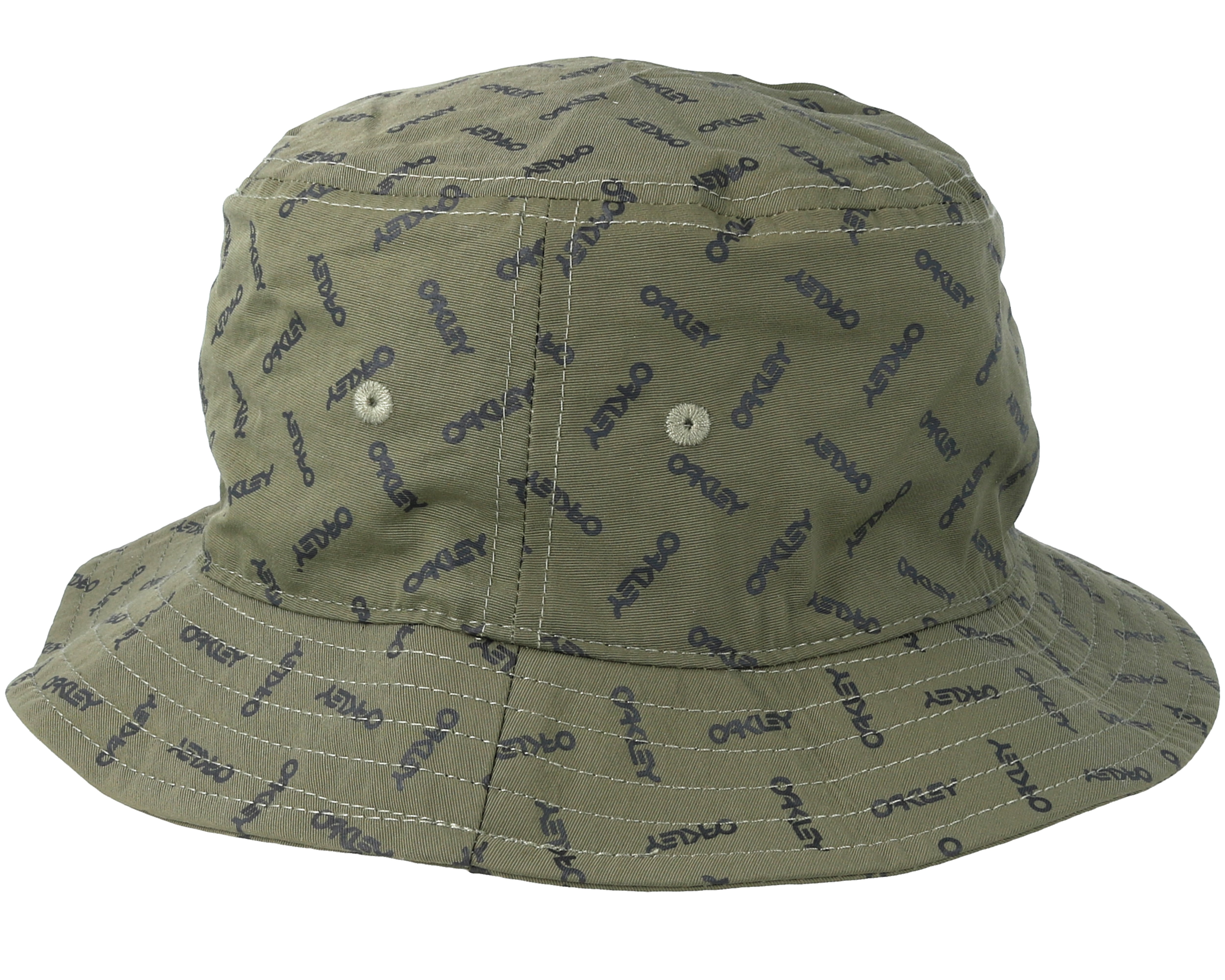 Logo Hat Dark Green/Black Bucket Oakley hats