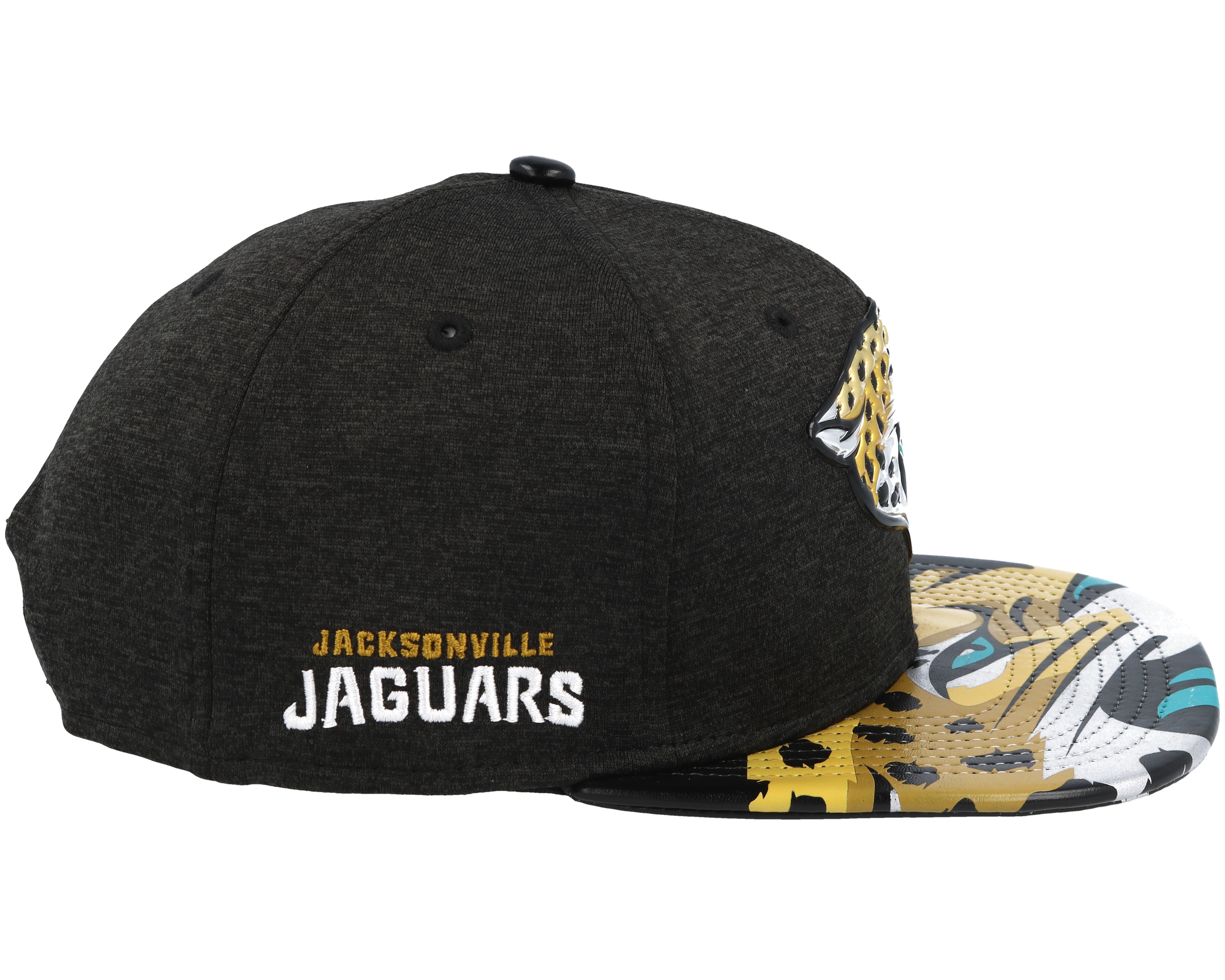 Jacksonville Jaguars Draft 2017 9Fifty Heather Black Snapback New Era caps
