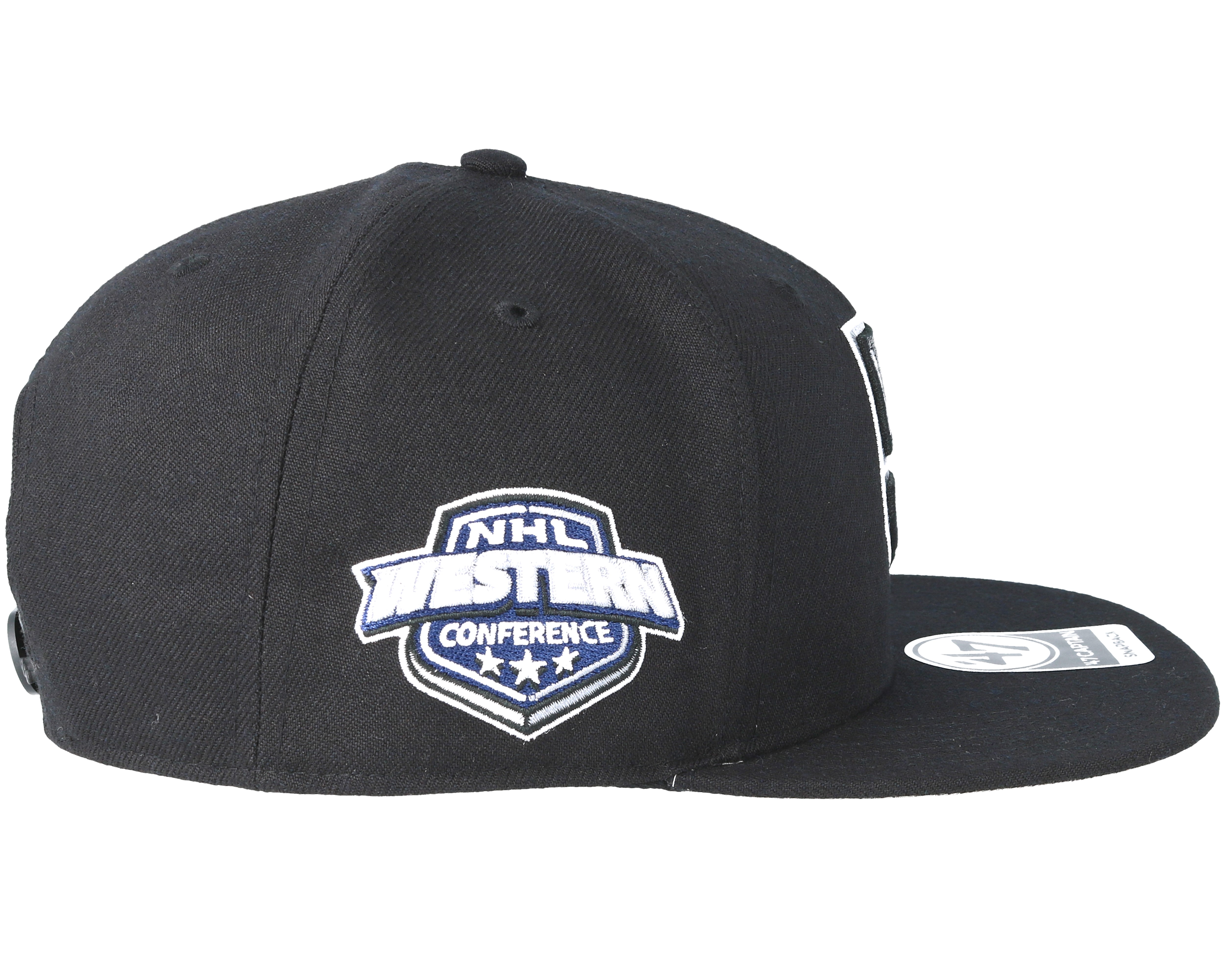 Los Angeles Kings Sure Shot Black Snapback 47 Brand caps