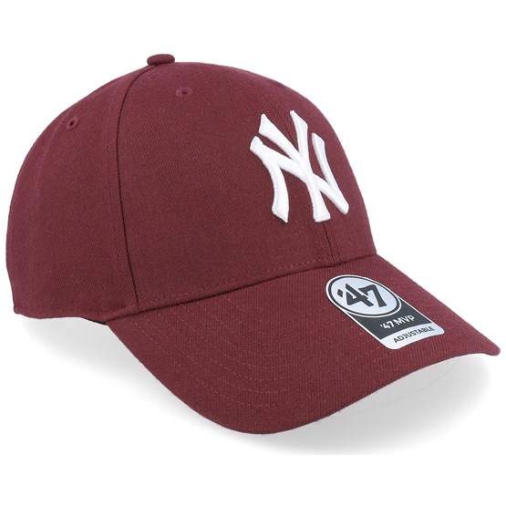 47 Brand New York Yankees MVP Cap Dark Maroon
