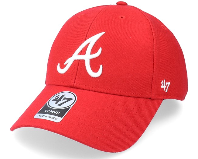 Atlanta Braves Mvp Red Adjustable - 47 Brand caps | Hatstore.co.uk