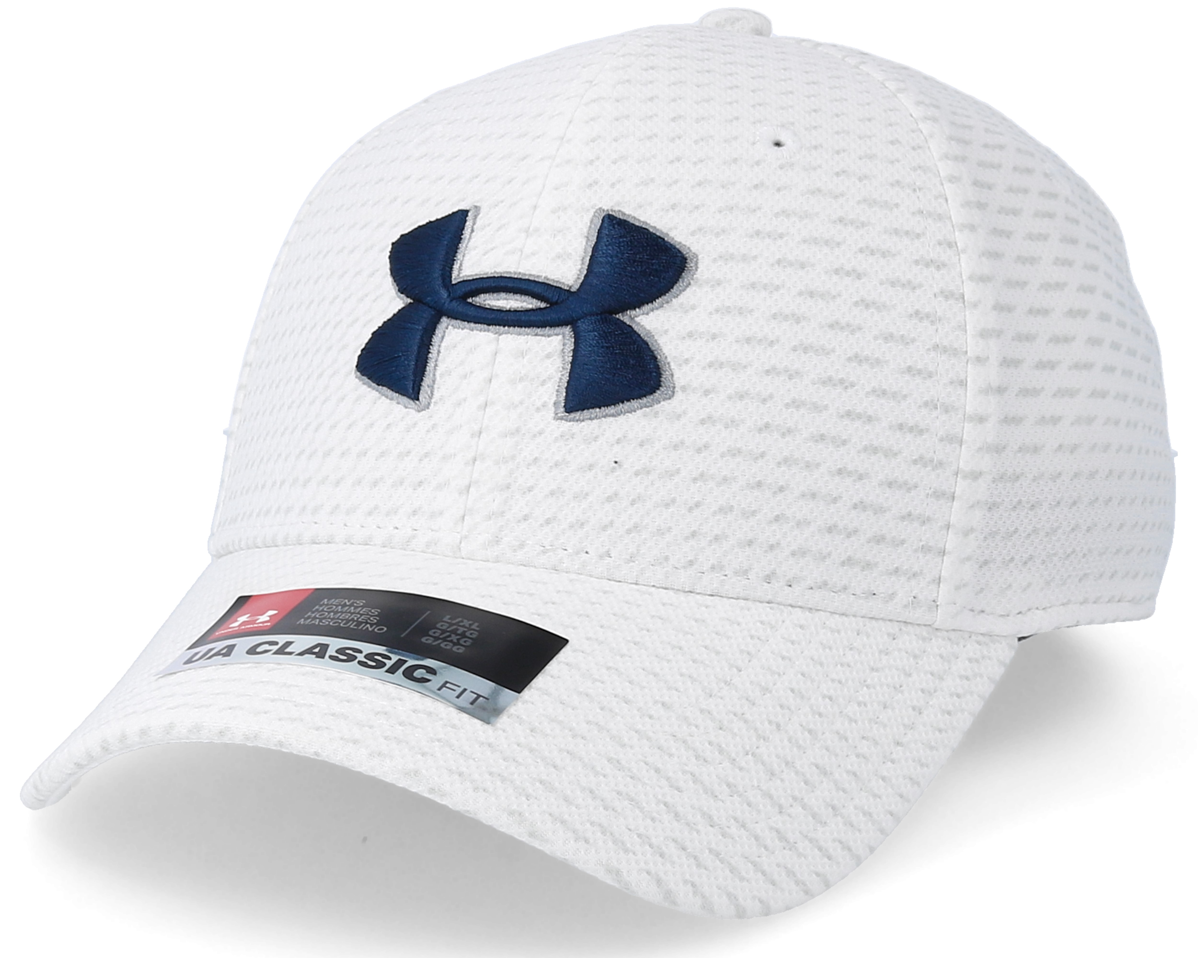 Men´s Printed Blitzing 3.0 White Flexfit Under Armour caps Hatstore