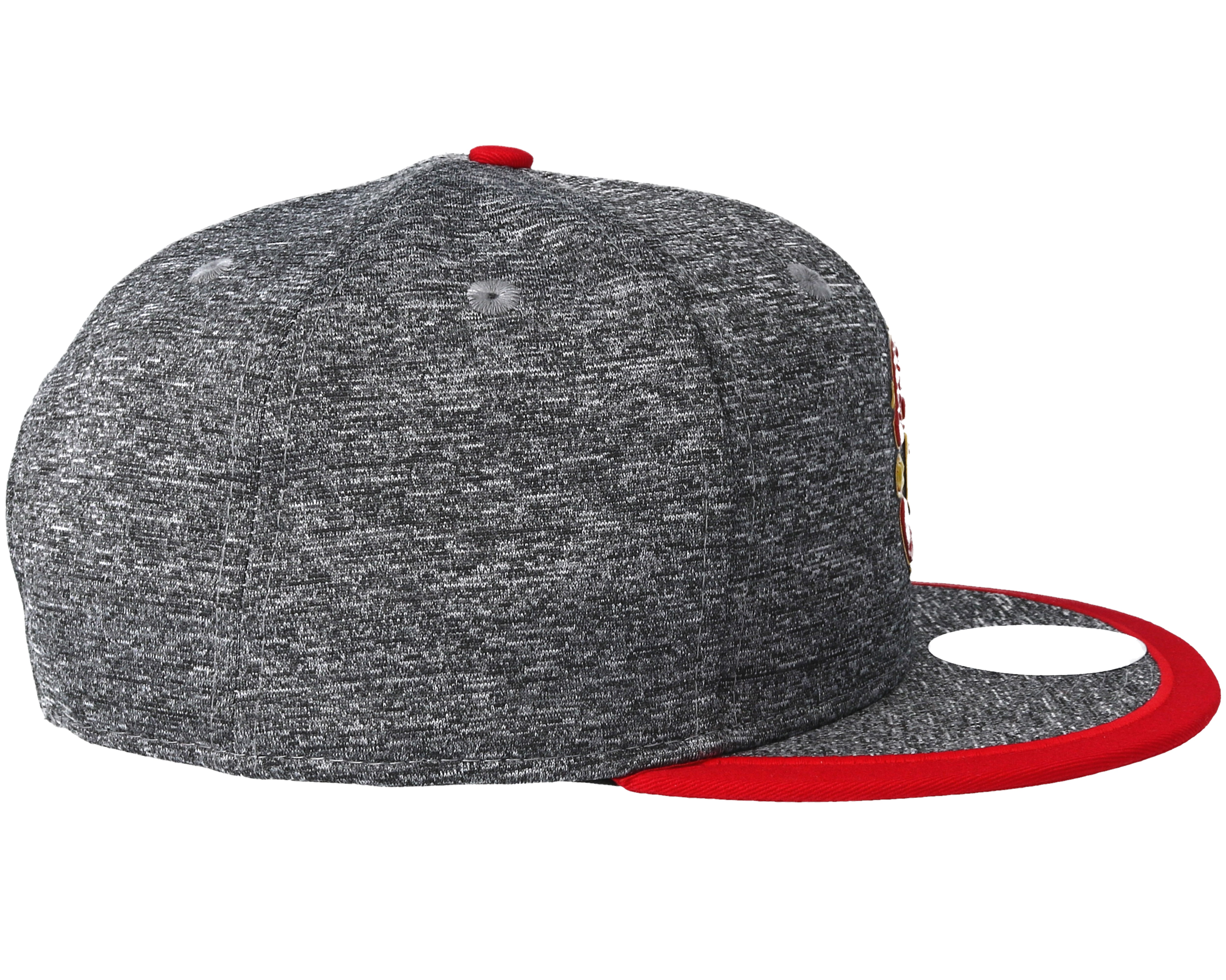 grey snapback new era