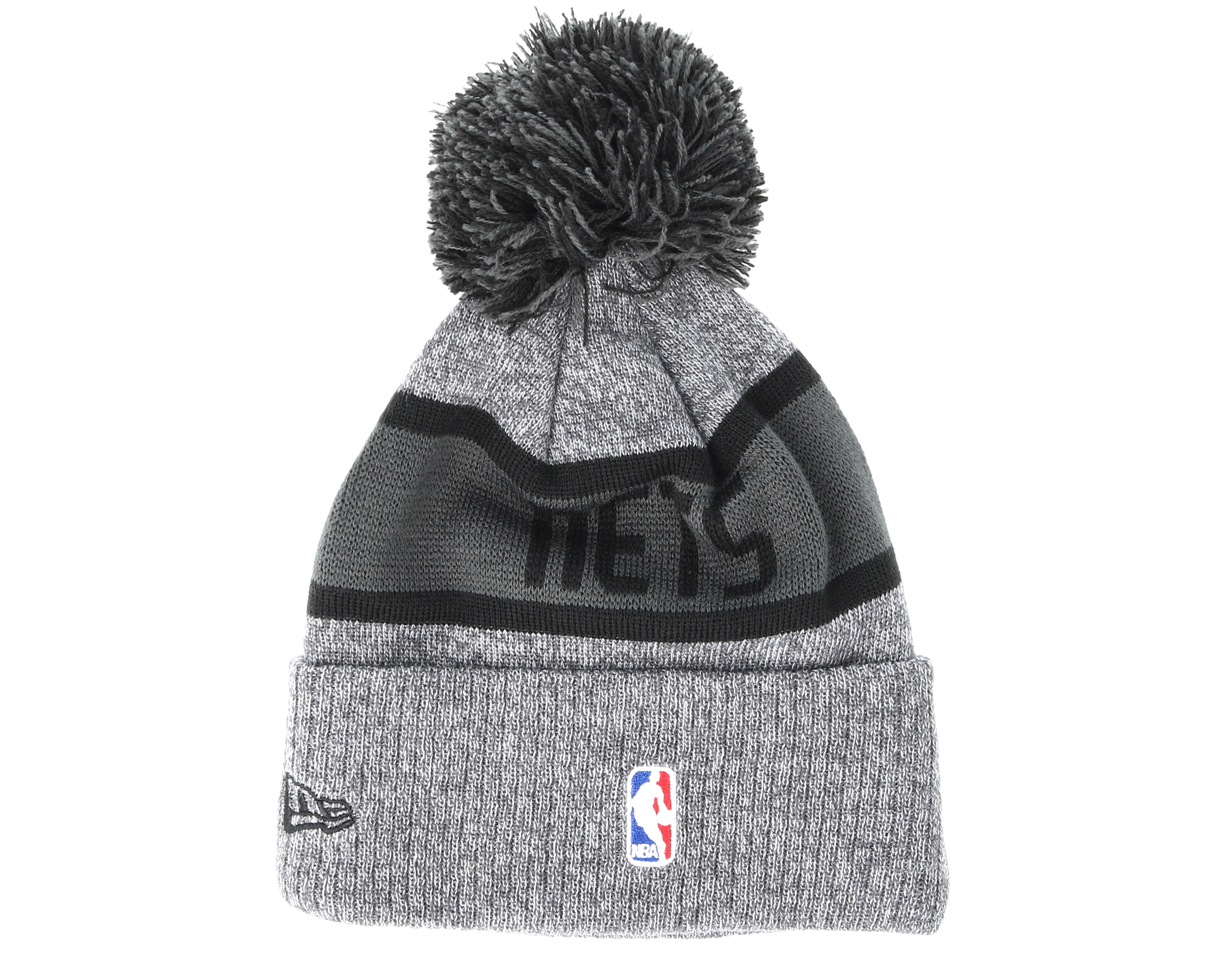 Brooklyn Nets Marl Knit Gray Beanie New Era beanies