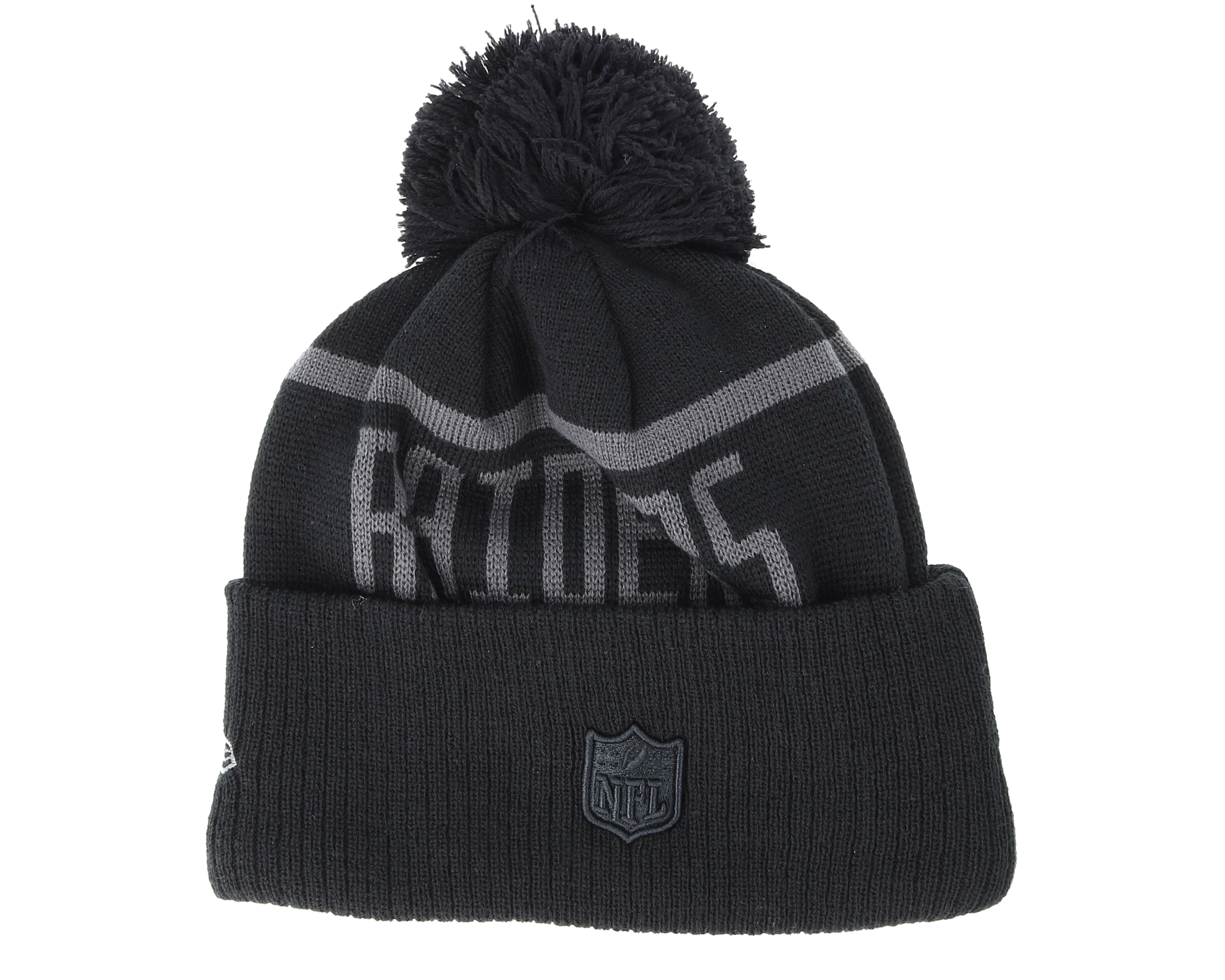 Oakland Raiders Coll Knit Black Beanie New Era beanies
