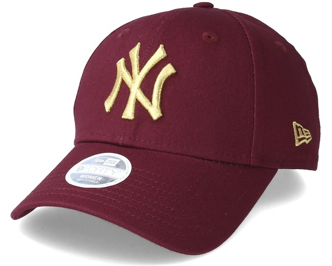 MLB New York Yankees maroon New Era 59Fifty Fitted Cap
