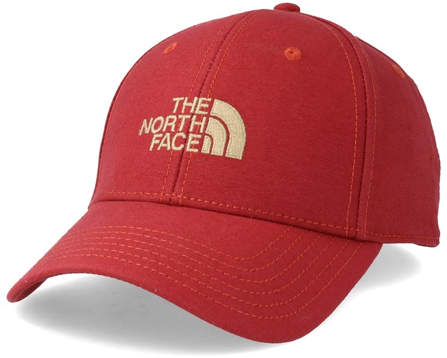 north face red cap