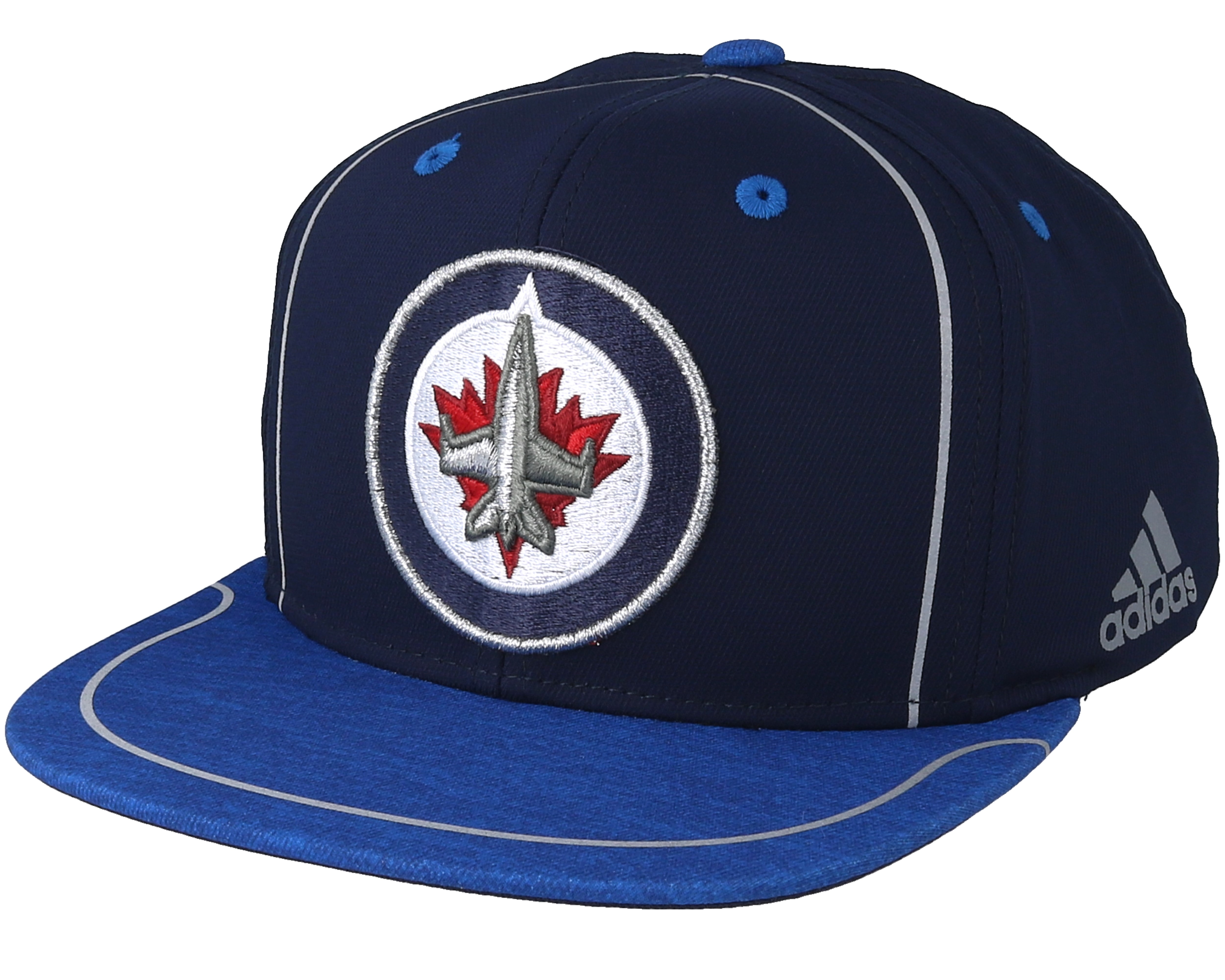 Winnipeg Jets Bravo Navy/Blue Snapback - Adidas cap ...