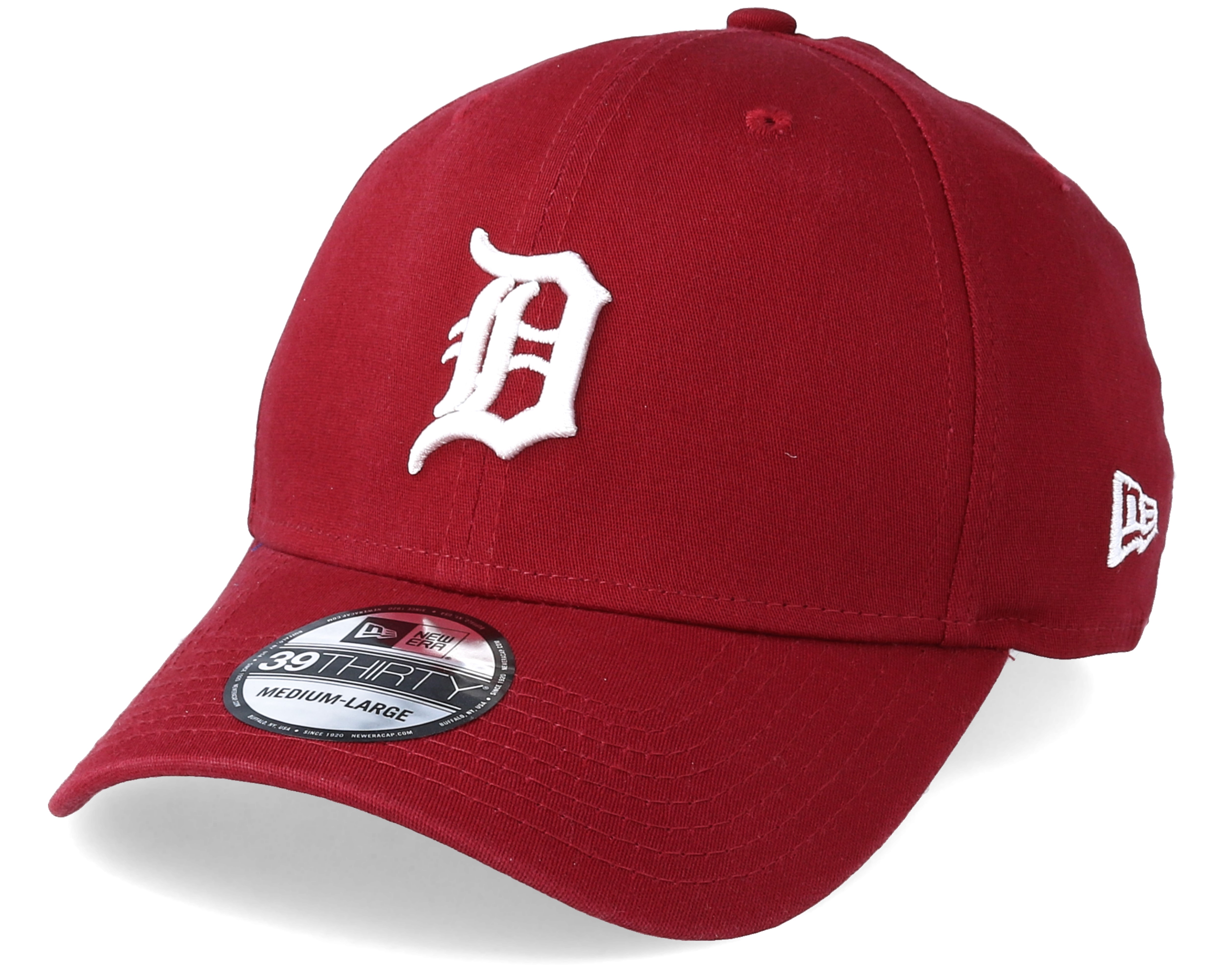 Detroit Tigers 39Thirty Washed Cardinal/White Flexfit New Era caps
