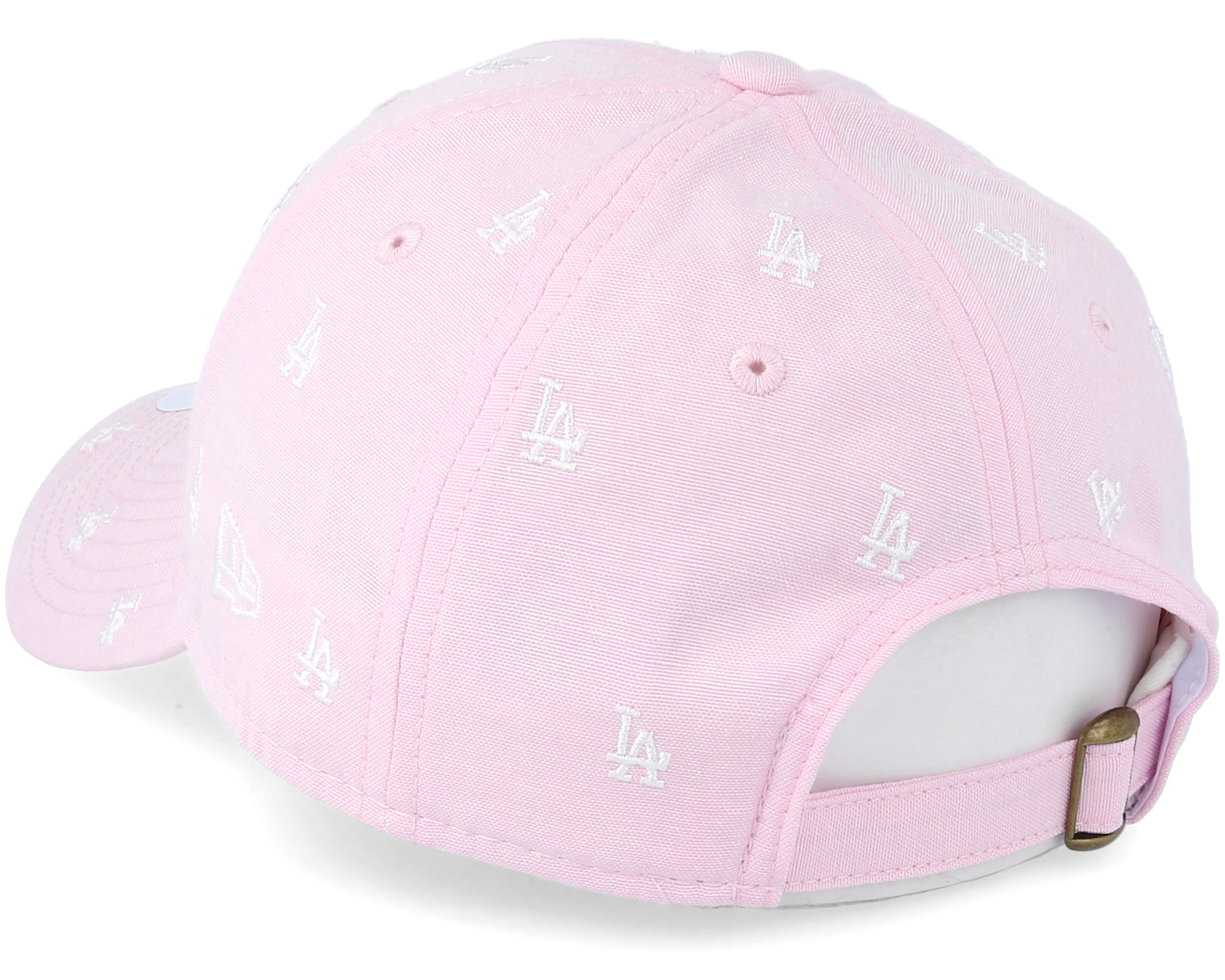 Los Angeles Dodgers Womens 9Forty Monogram Pink Adjustable New Era