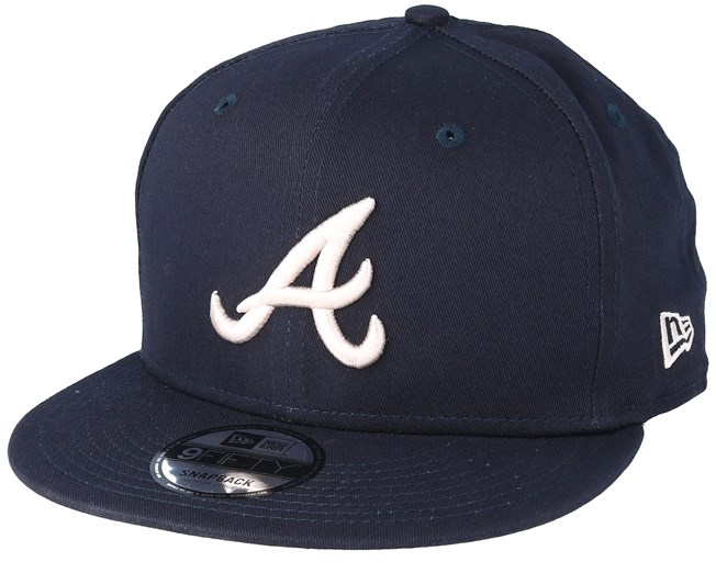 Atlanta Braves League Essential 9fifty Navy Snapback New Era Caps Hatstoreworld Com