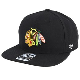 Blackhawks black snapback