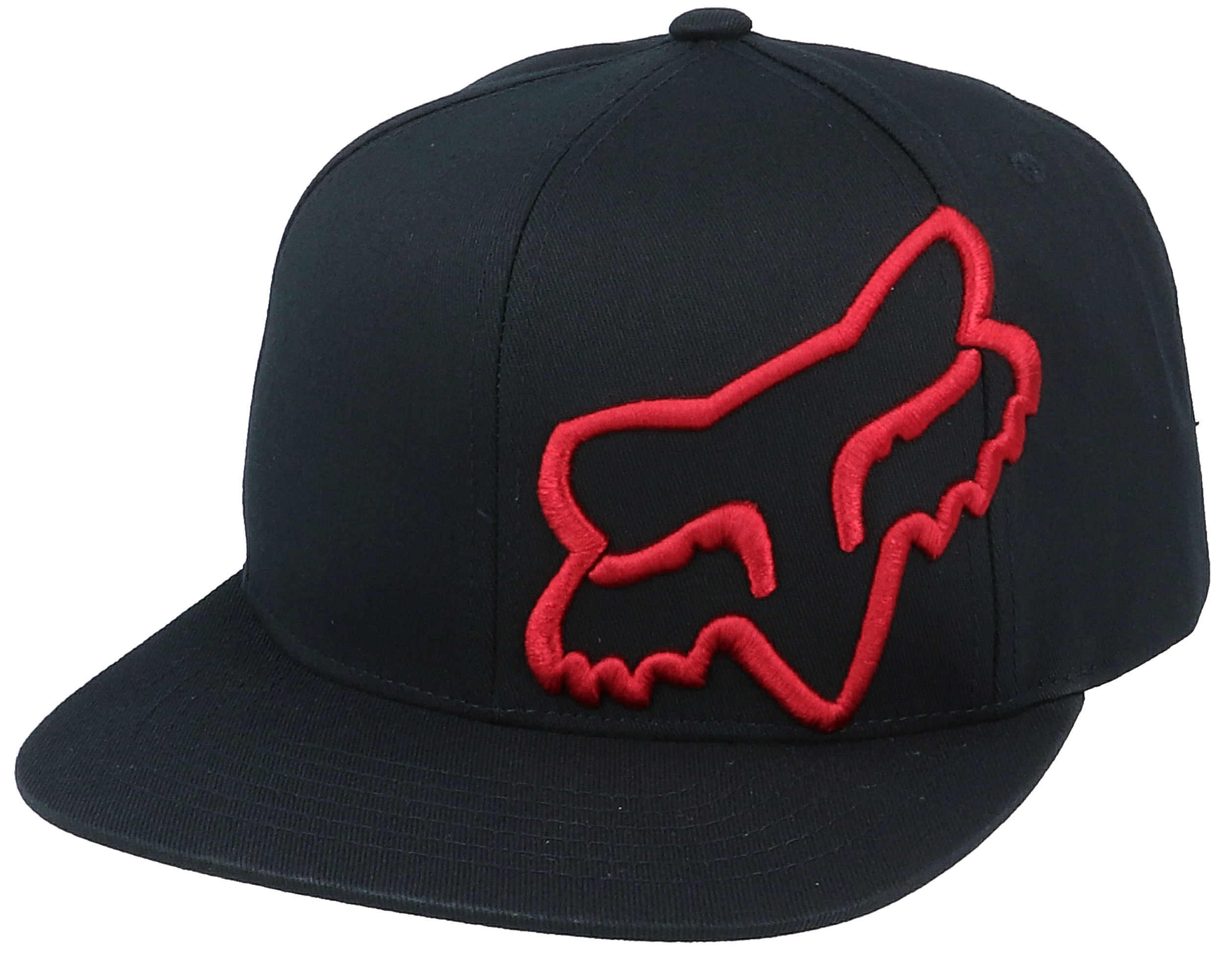 black and red snapback