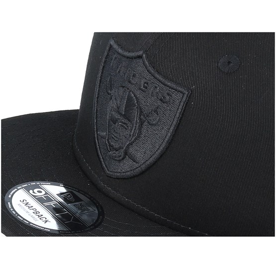 Oakland Raiders 9Fifty Black/Black Snapback - New Era caps 