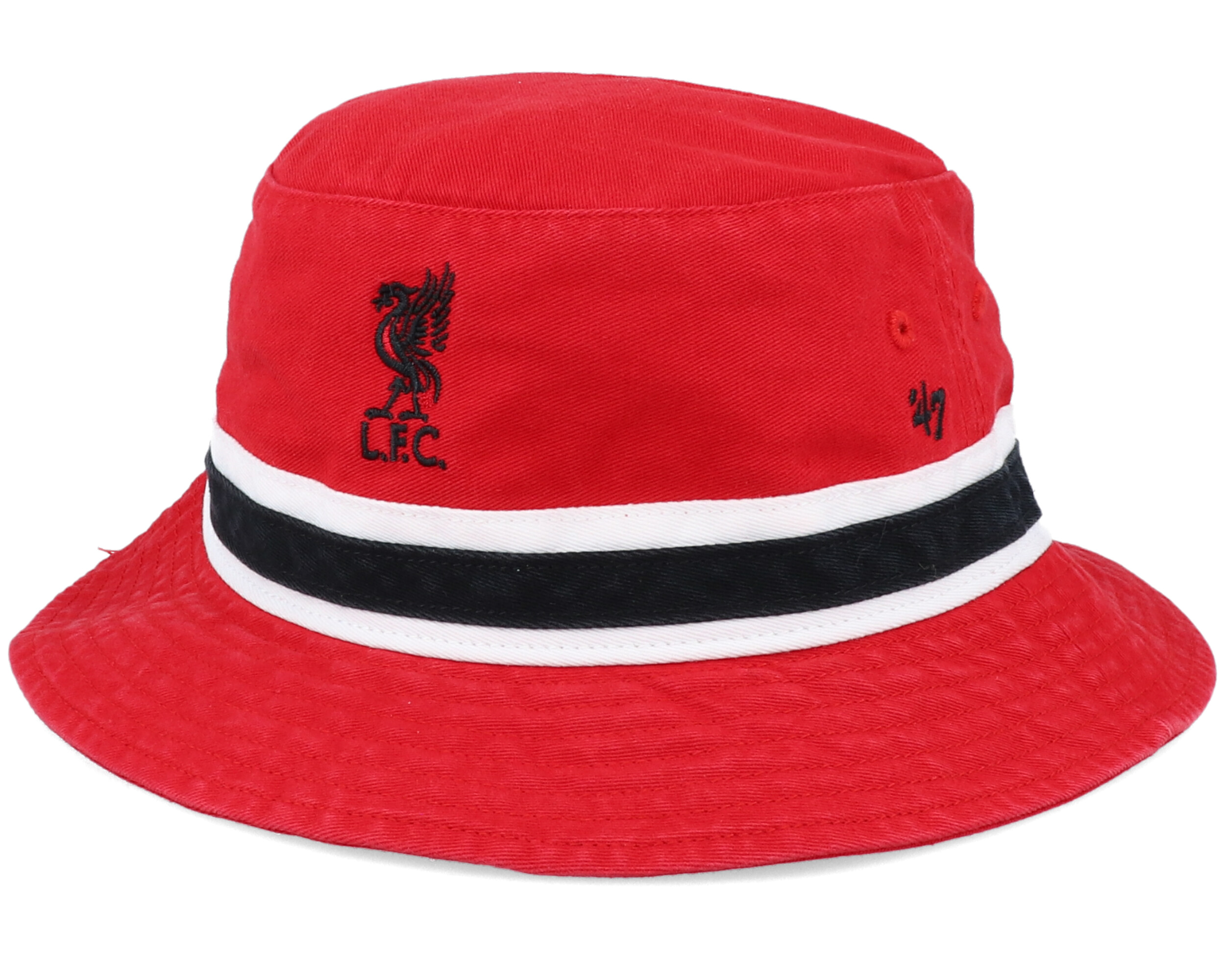 Liverpool Striped Red/Black Bucket 47 Brand hats