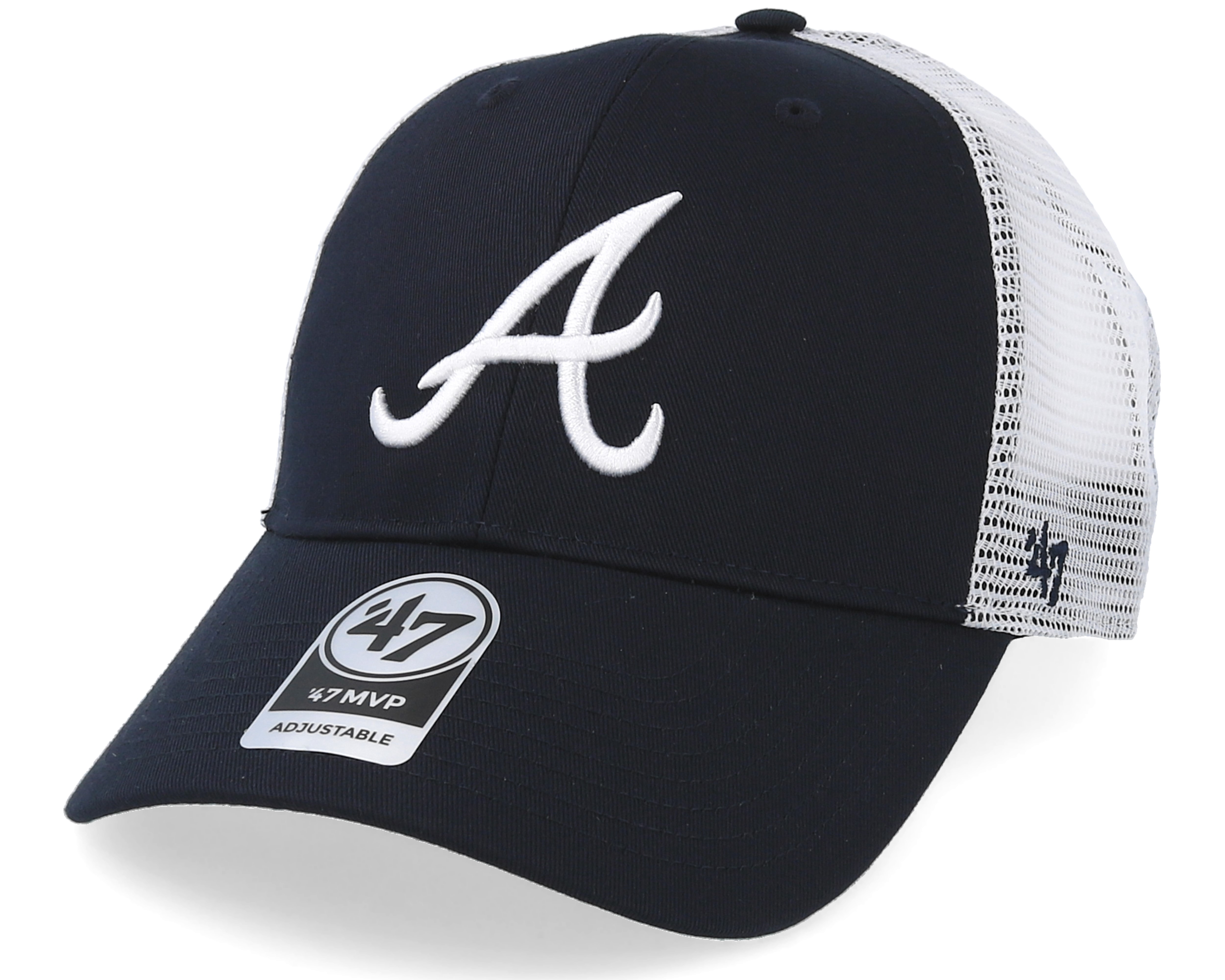 atlanta braves 47 trucker hat