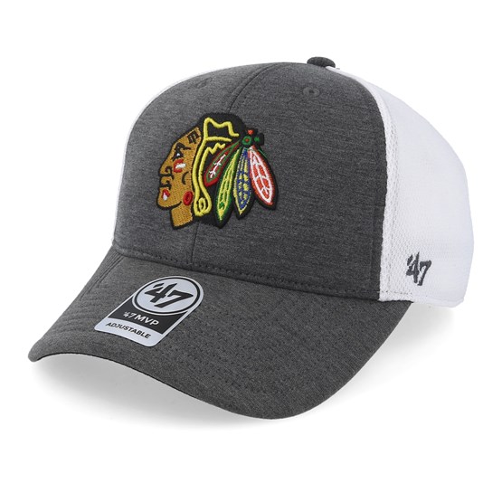 Chicago Blackhawks Haskell 47 Mvp Charcoal White Adjustable 47