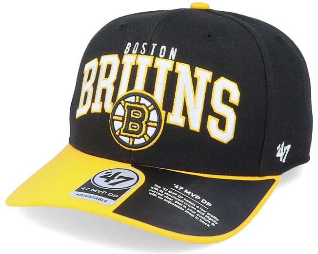 Boston Bruins McCaw Mvp DP Black/Yellow Adjustable - 47 Brand caps ...