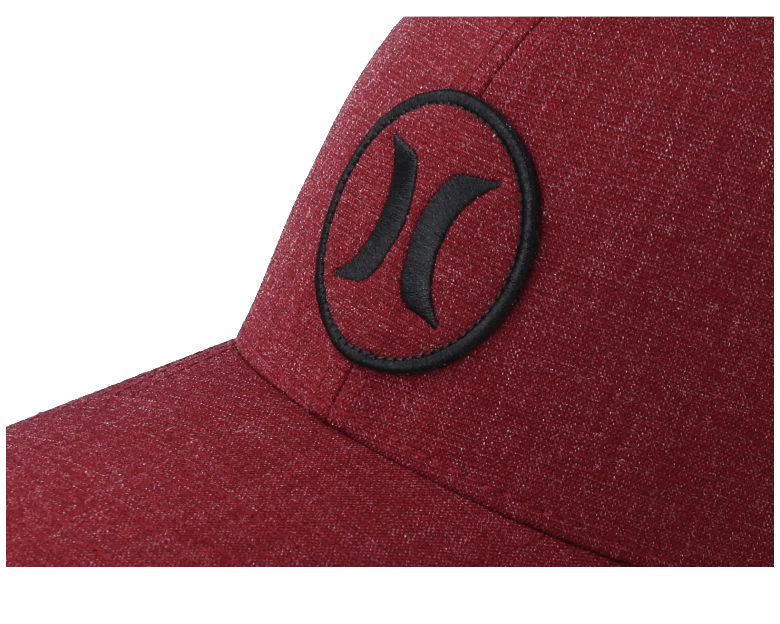 burgundy hurley hat