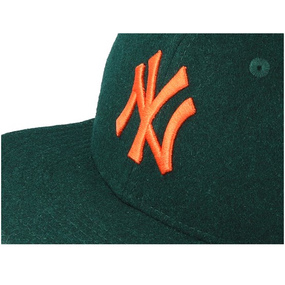 New York Yankees Winter Utility Melton 9fifty Dark Green Orange