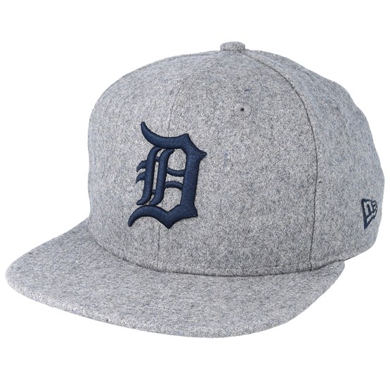Detroit Tigers Winter Utility Melton 9fifty Gray Navy Snapback