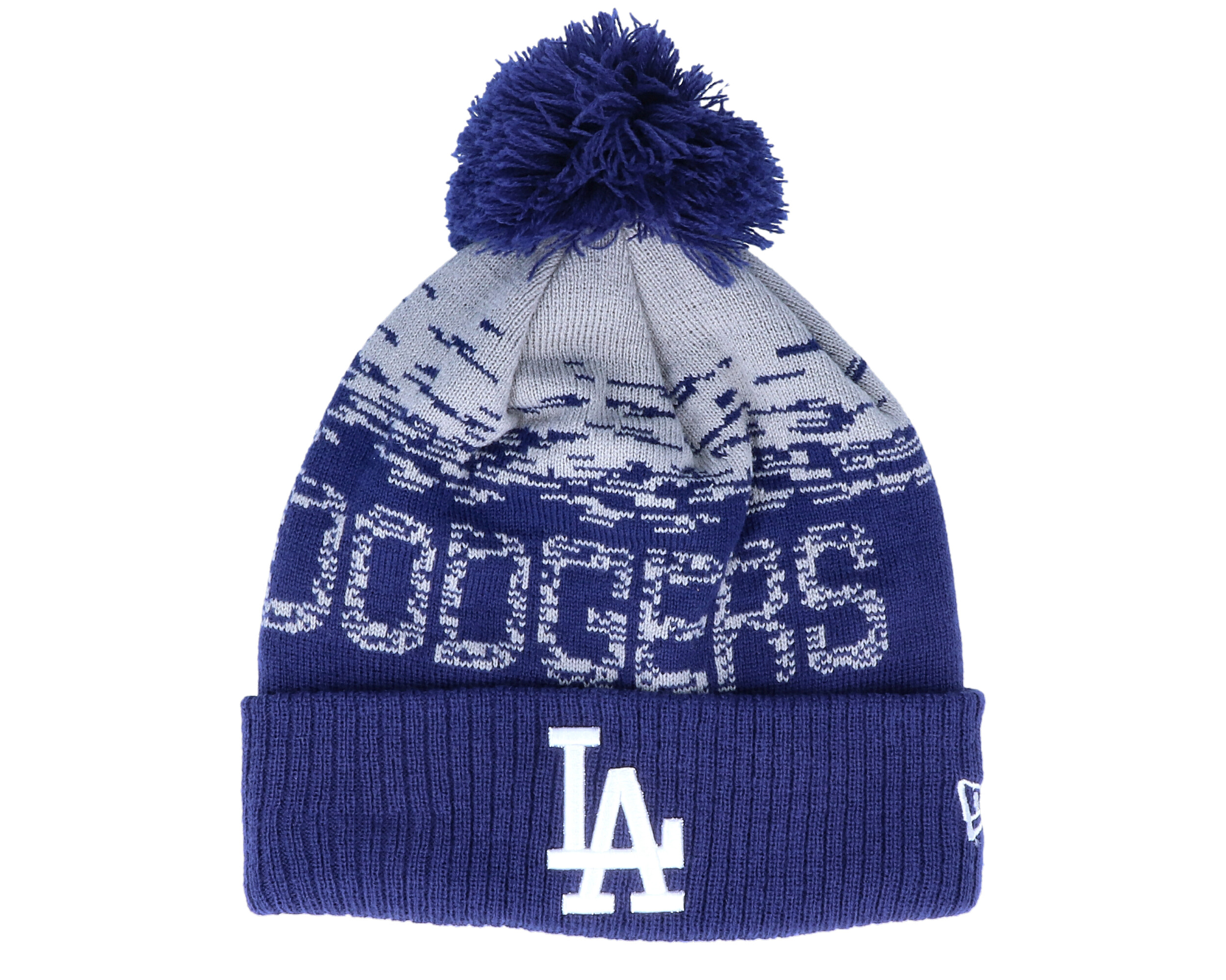 Los Angeles Dodgers Sport Knit Navy/Silver Pom New Era beanies
