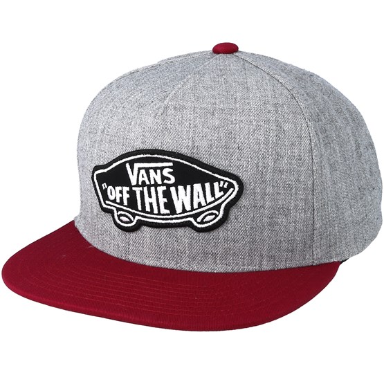 Classic Patch Heather Grey/Maroon 