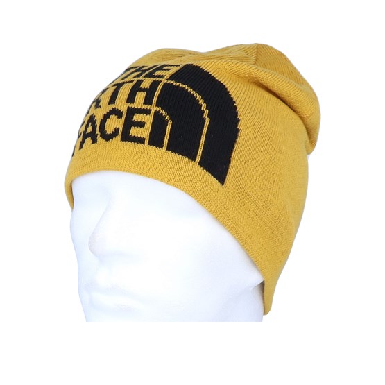 north face yellow beanie