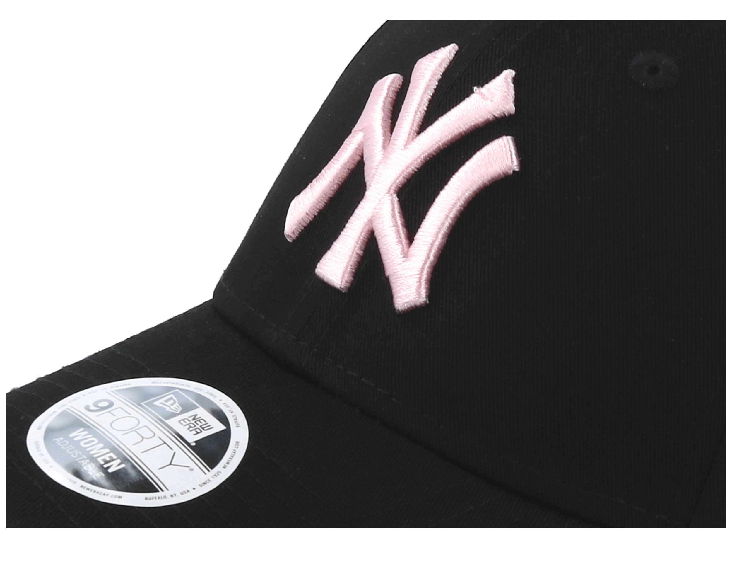 New York Yankees Women Seasonal 9Forty Black/Pink Adjustable New Era caps Hatstore.co.uk