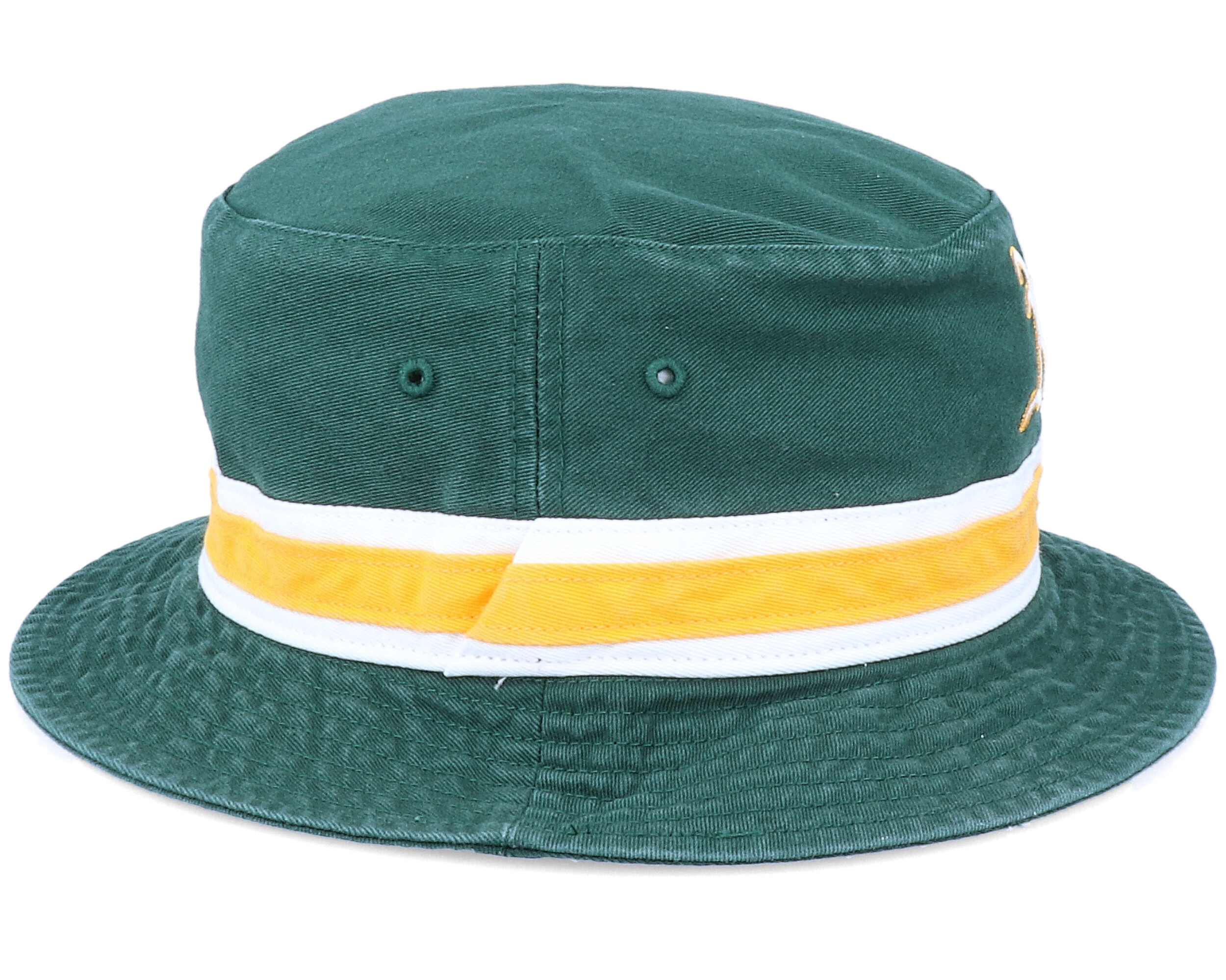 Oakland Athletics Striped Green/Yellow Bucket - 47 Brand hats ...