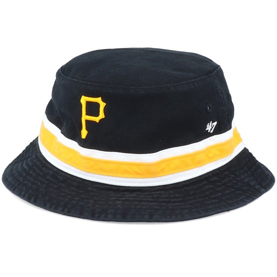 Pittsburgh Pirates Striped Black/Yellow Bucket - 47 Brand hats ...