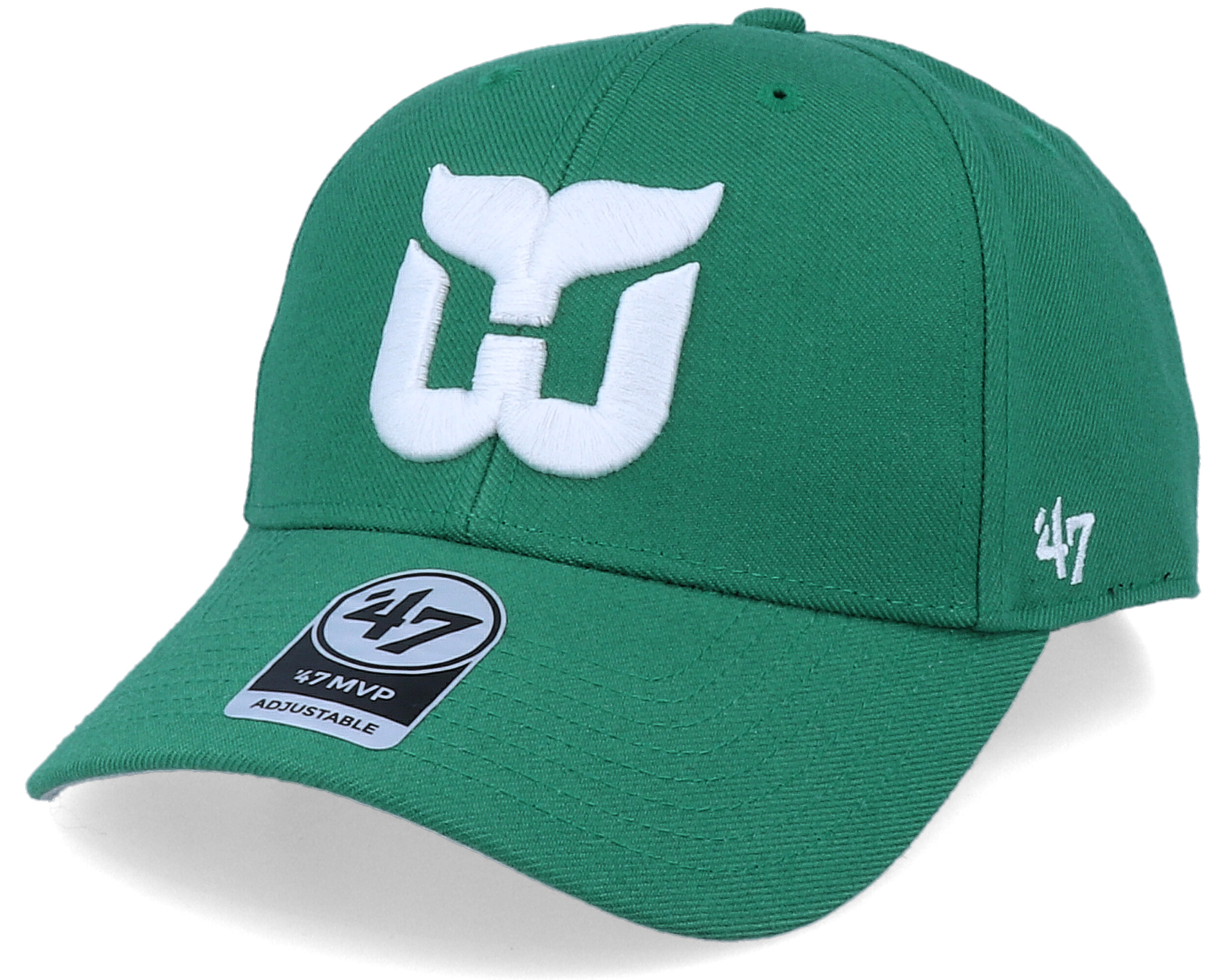 Chapeau Hockey Hartford Whalers Vert Casquette MVP Réglable Hartford