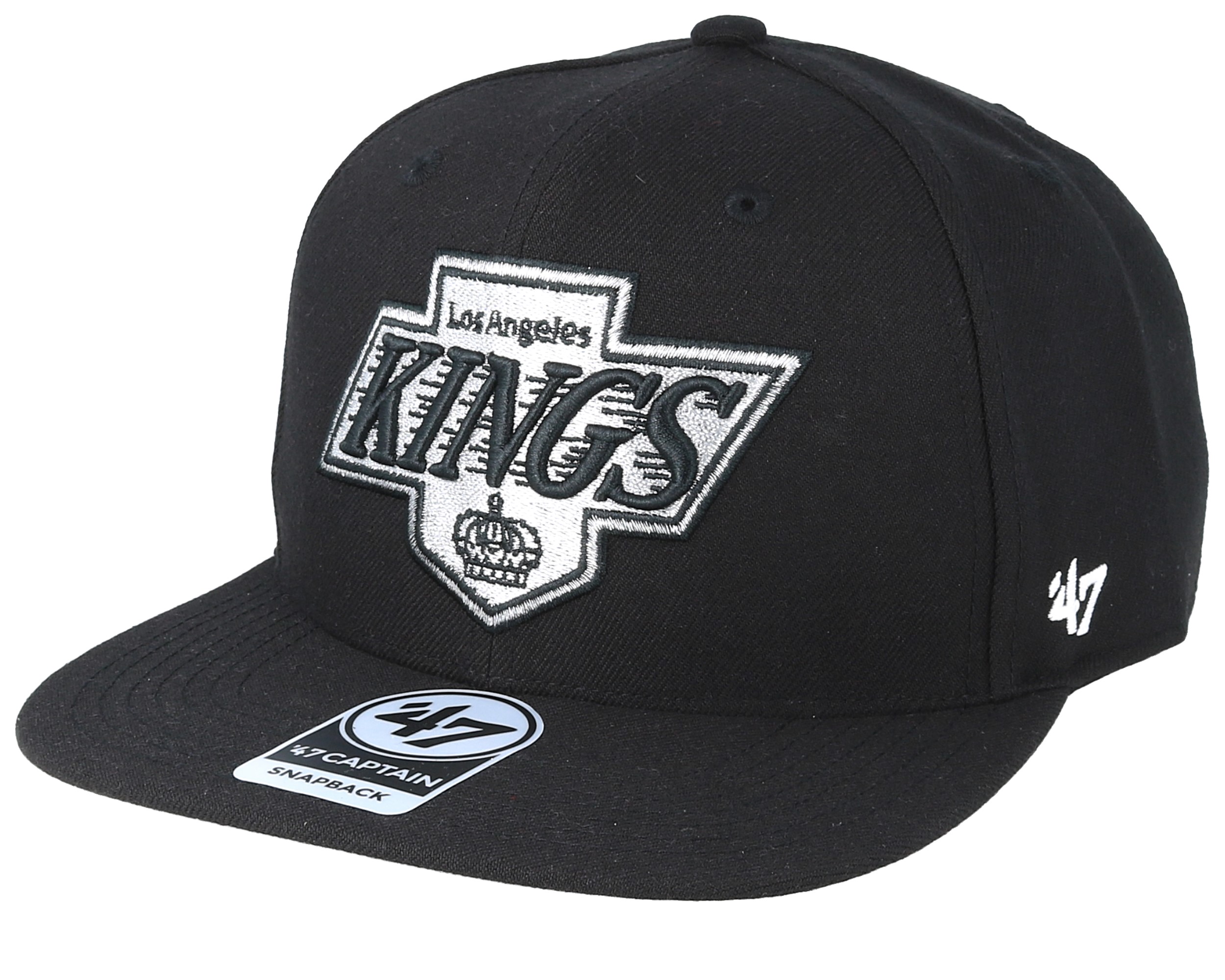 Los Angeles Kings Wool Mvp 47 Vintage Black Snapback 47 Brand caps