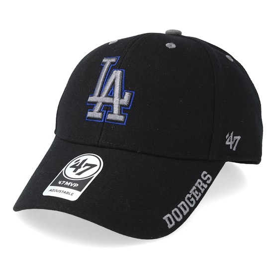 black and blue dodgers hat