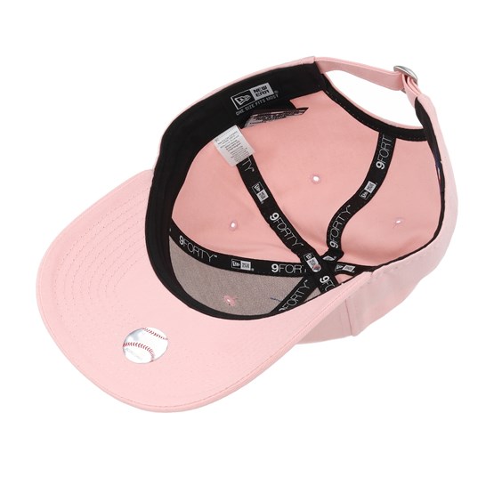 light pink ny cap