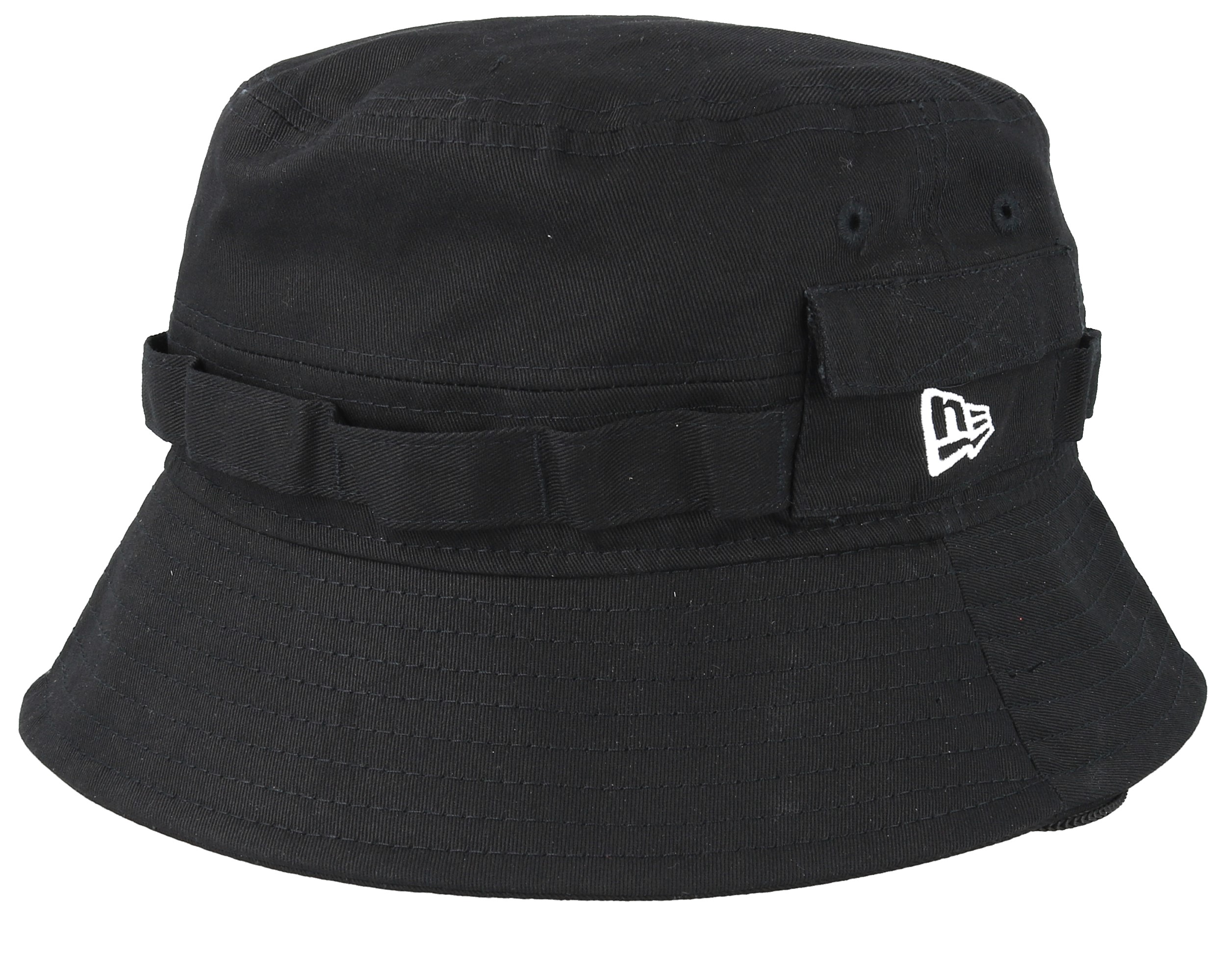 Explorer Black Bucket New Era hats Hatstore.co.uk