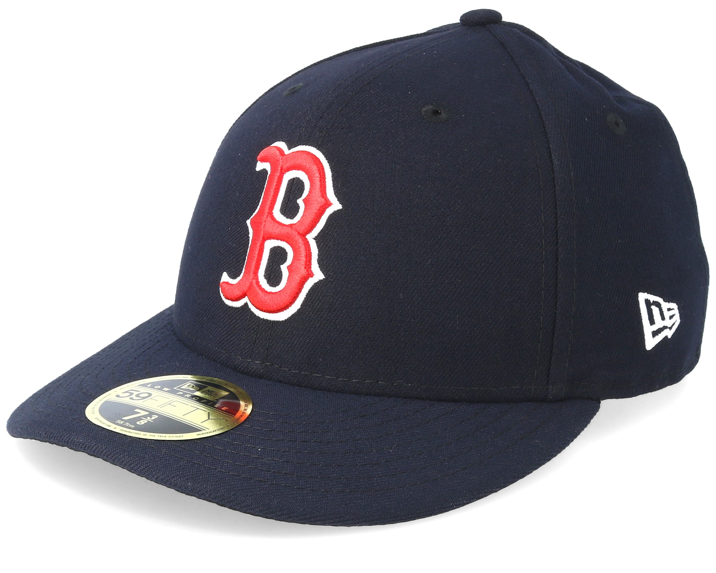 Boston Red Sox Low Profile 59Fifty Authentic On-Field Black/Red Fitted ...