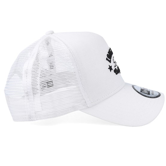 Long Beach California White Trucker New Era Caps Hatstoreworld Com