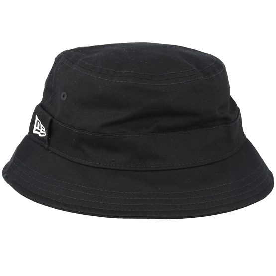 Essential Black Bucket New Era hats Hatstore.co.uk